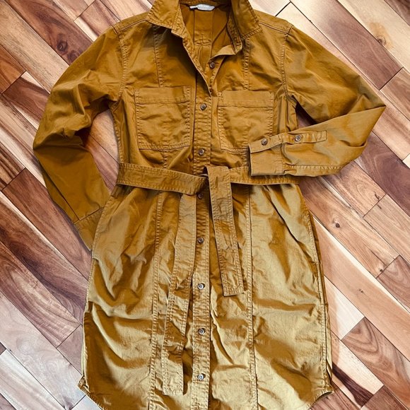 Everlane The Modern Utility Shirtdress - size 00 - Picture 3 of 8